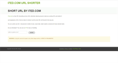 Desktop Screenshot of i7ed.com